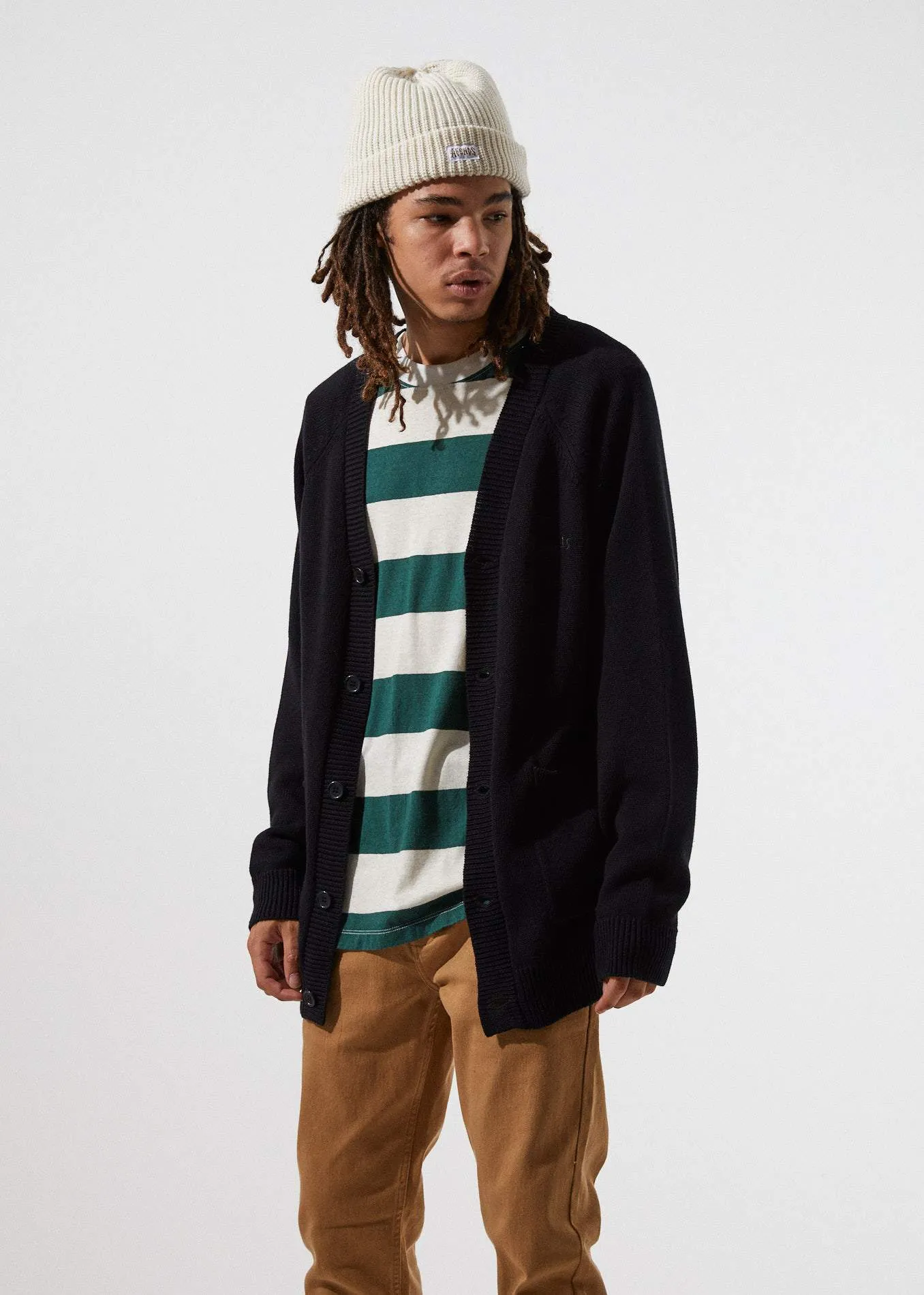 Afends Mens Bleach - Knit Cardigan