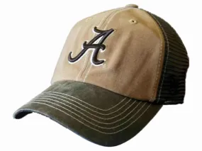 Alabama Crimson Tide TOW Brown Two Tone Incog Adj Snapback Mesh Hat Cap