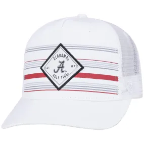 Alabama Crimson Tide TOW White "36th Ave" Mesh Adj. Snapback Hat Cap