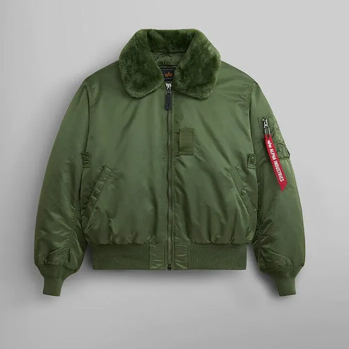 Alpha Industries Men B-15 Bomber Jacket |MJB23010C1| Sage Green