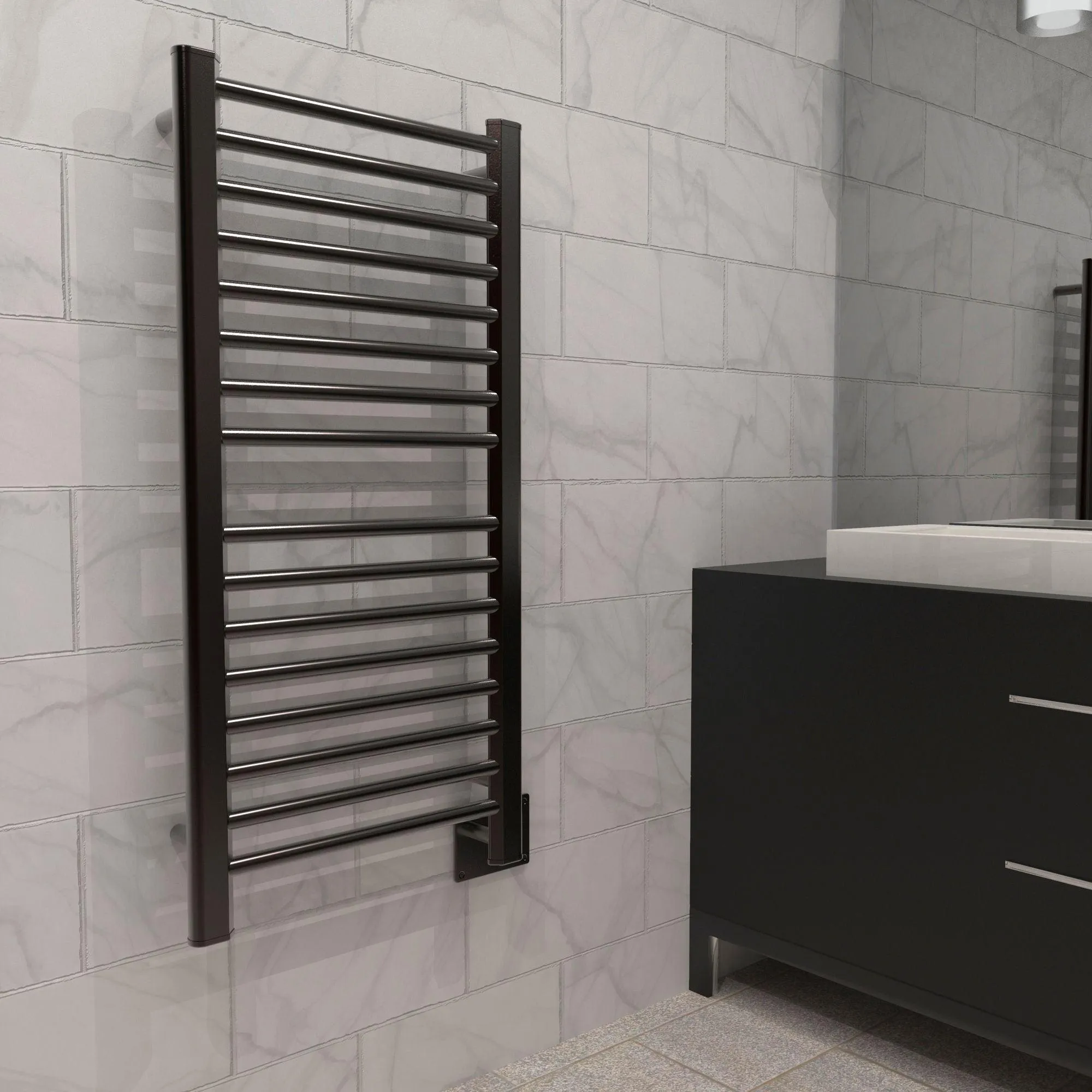 Amba Sirio S2142 Hardwired Towel Warmer - 21.5"w x 42.75"h