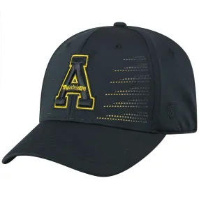 Appalachian State Mountaineers TOW Black "Dazed" Structured Flexfit Hat Cap