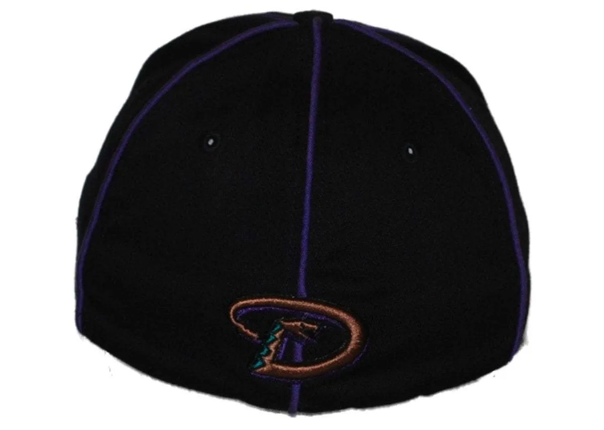 Arizona Diamondbacks New Era Black Flexfit Hat Cap (S/M)