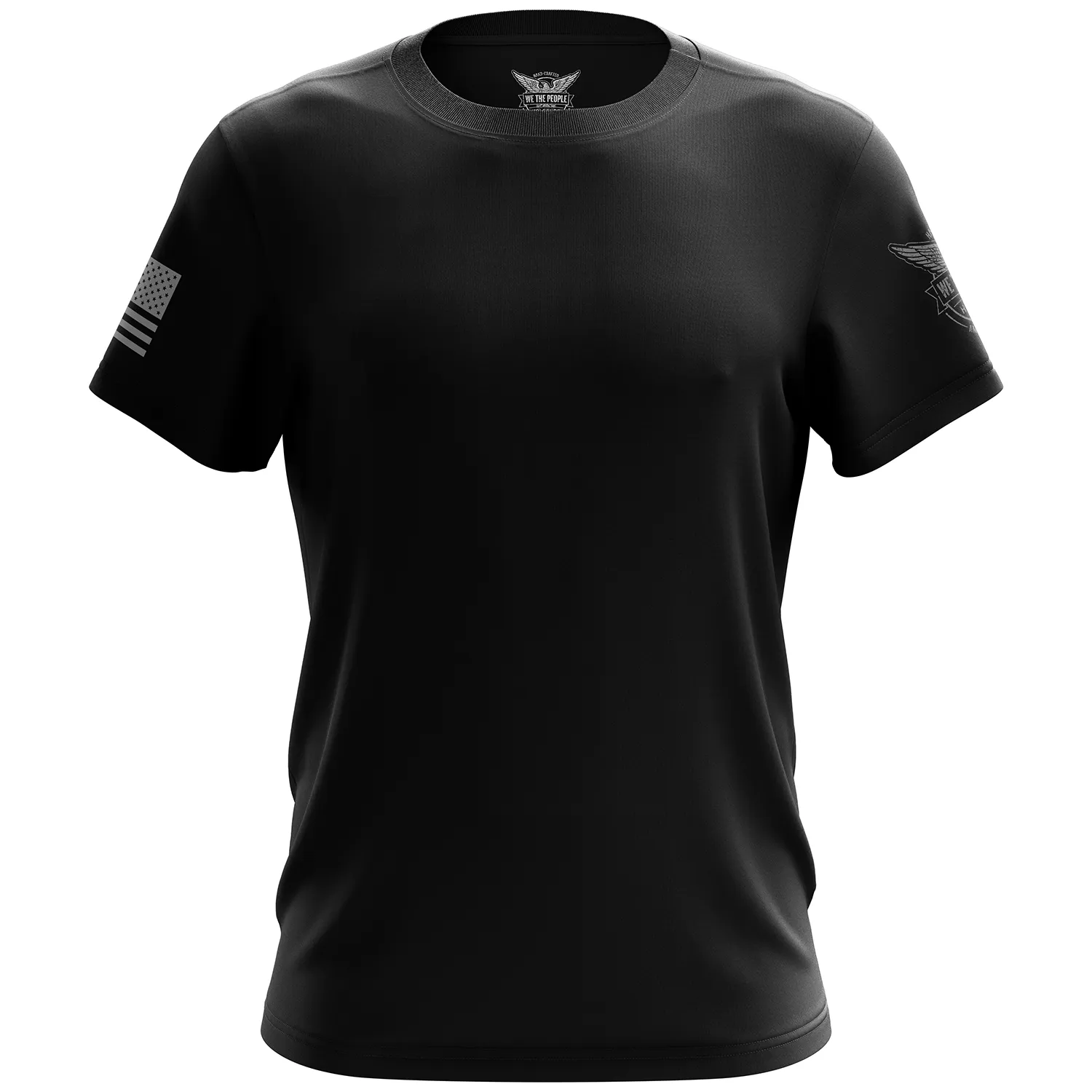 Basic - Black   Gray Short Sleeve Shirt