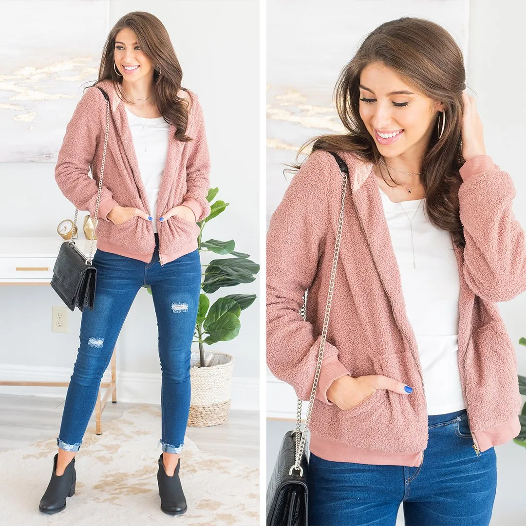 Be The Reason Faux Shearling Jacket