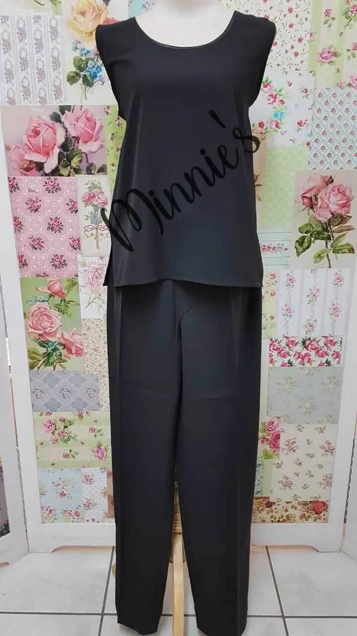 Black 3-Piece Pants Set BS0159