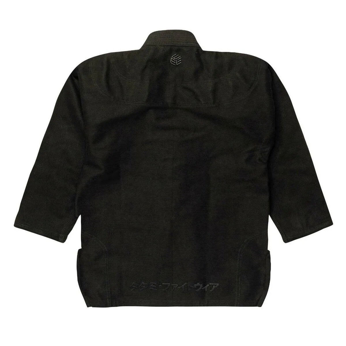 Black on Black Tatami Fightwear Estilo Black Label Mens BJJ Gi