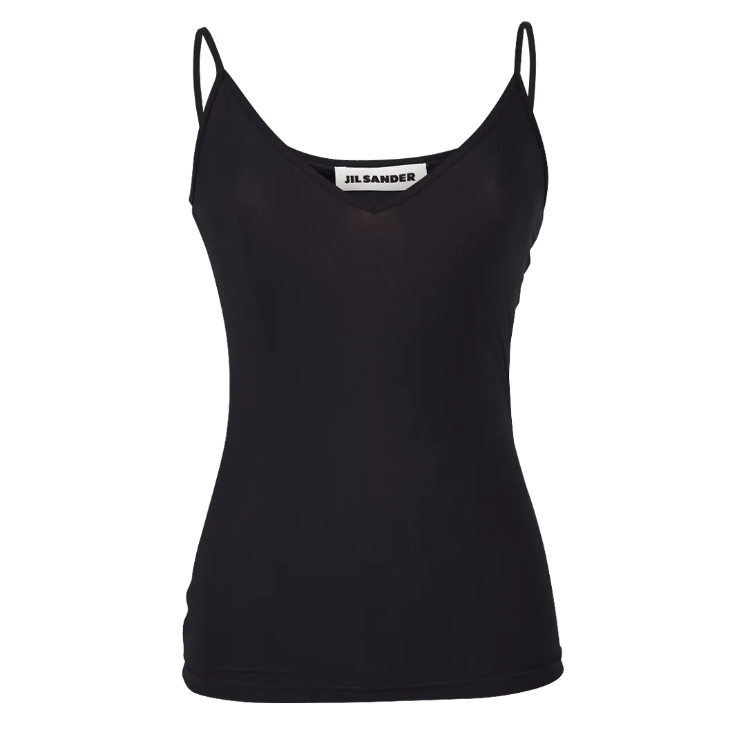 Black  "V" Neck Slip Top