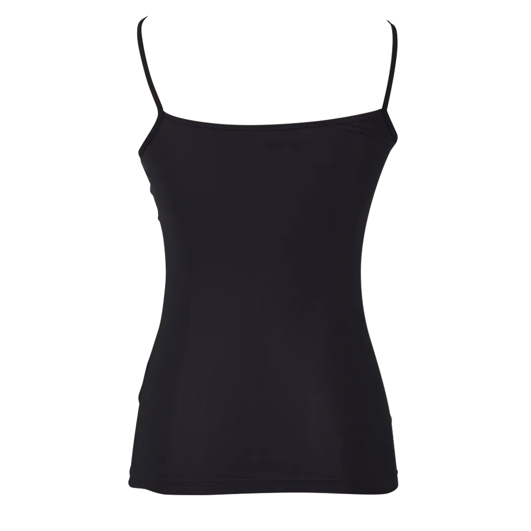 Black  "V" Neck Slip Top