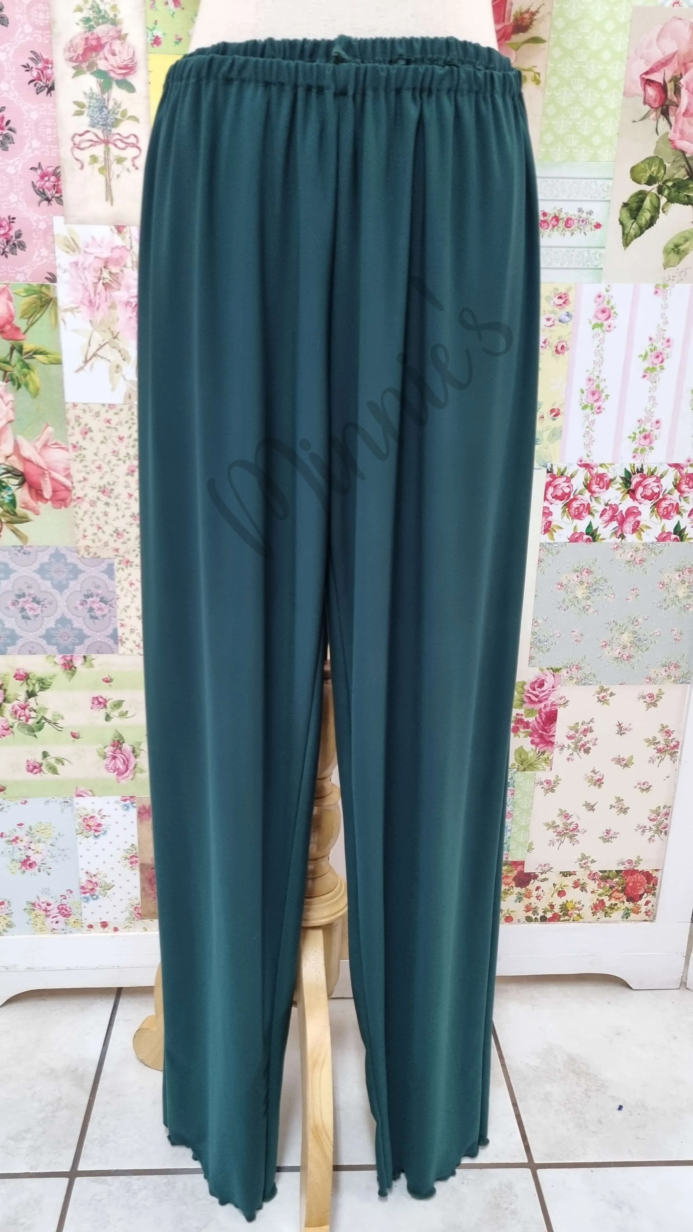 Bottle Green 3-Piece Pants Set LR0475