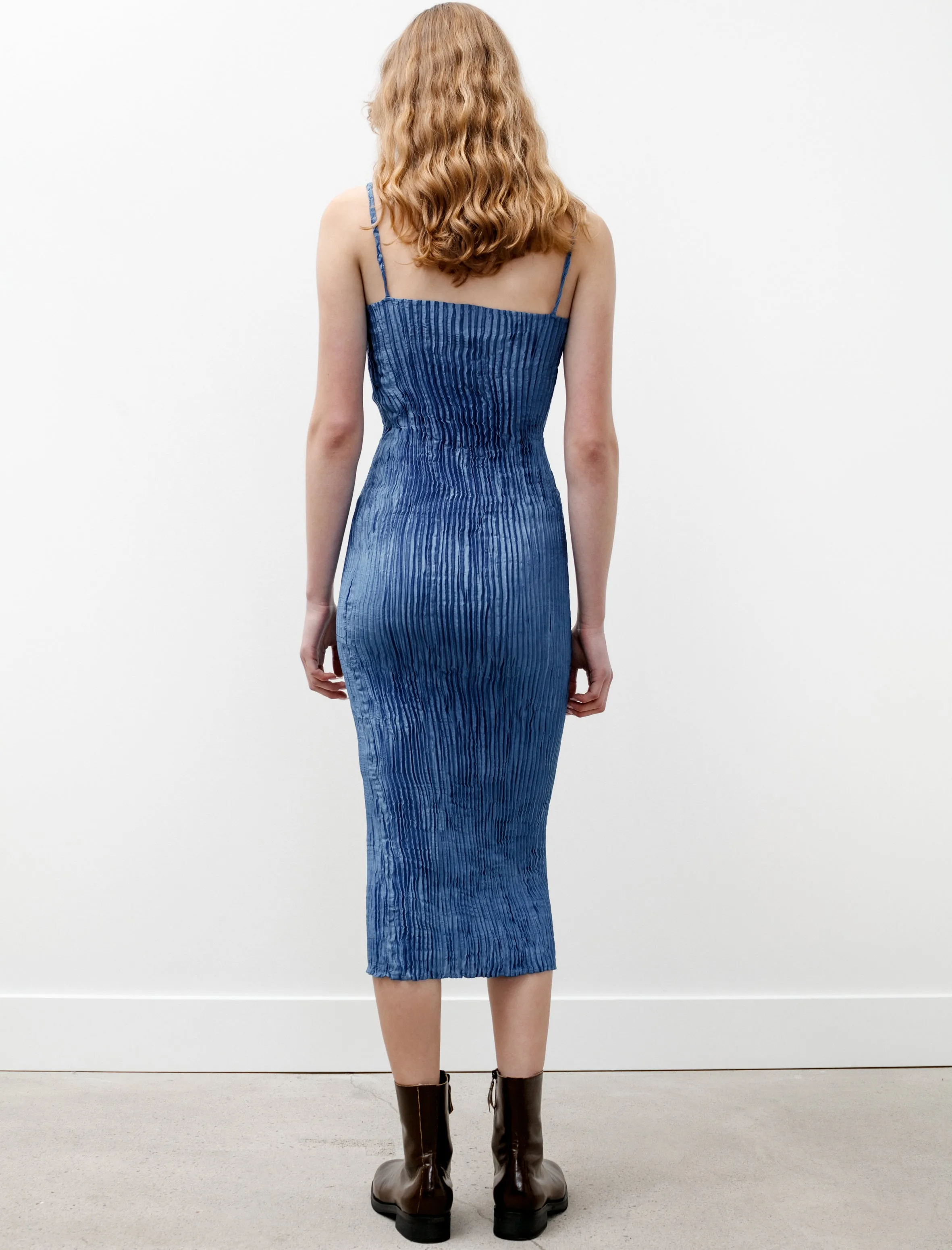 Camisole Tube Dress Long Light Indigo