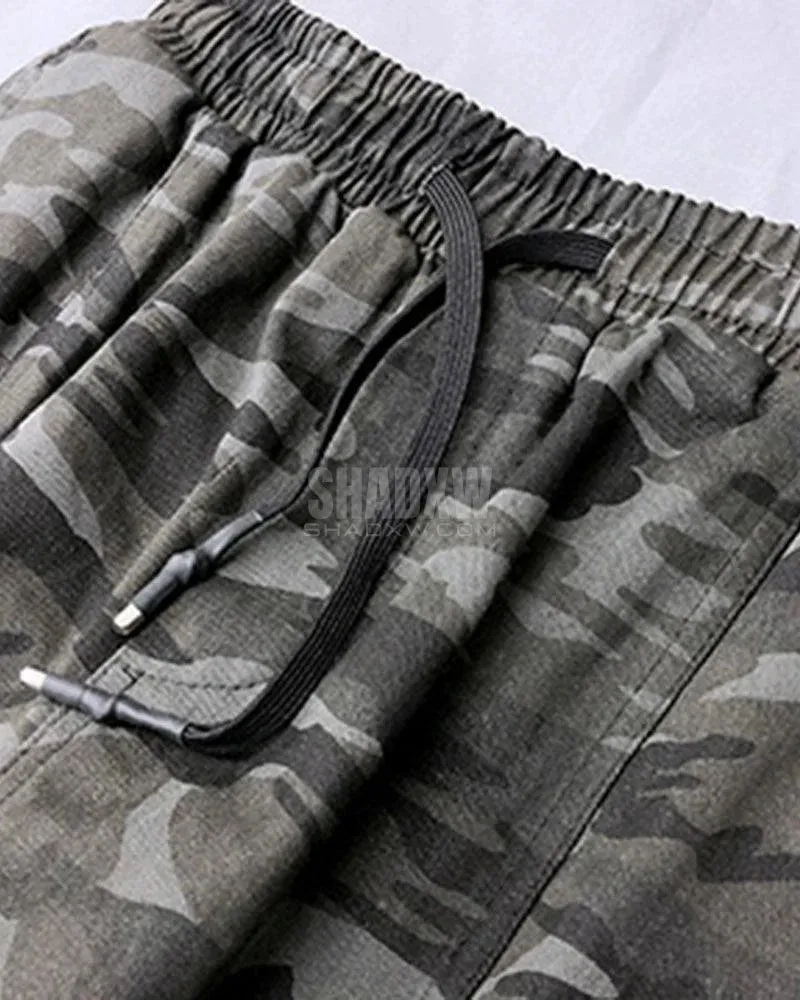 Camo Jogger Pants Mens