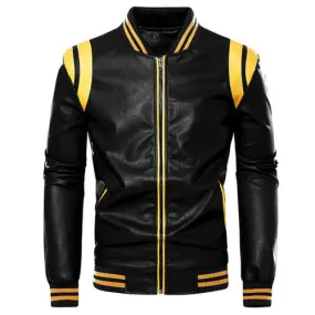 Casual Biker Leather Jacket