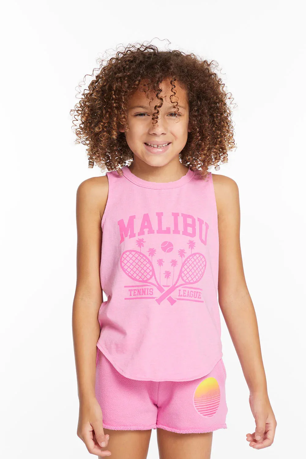 CHA Pink Malibu Tennis Tank