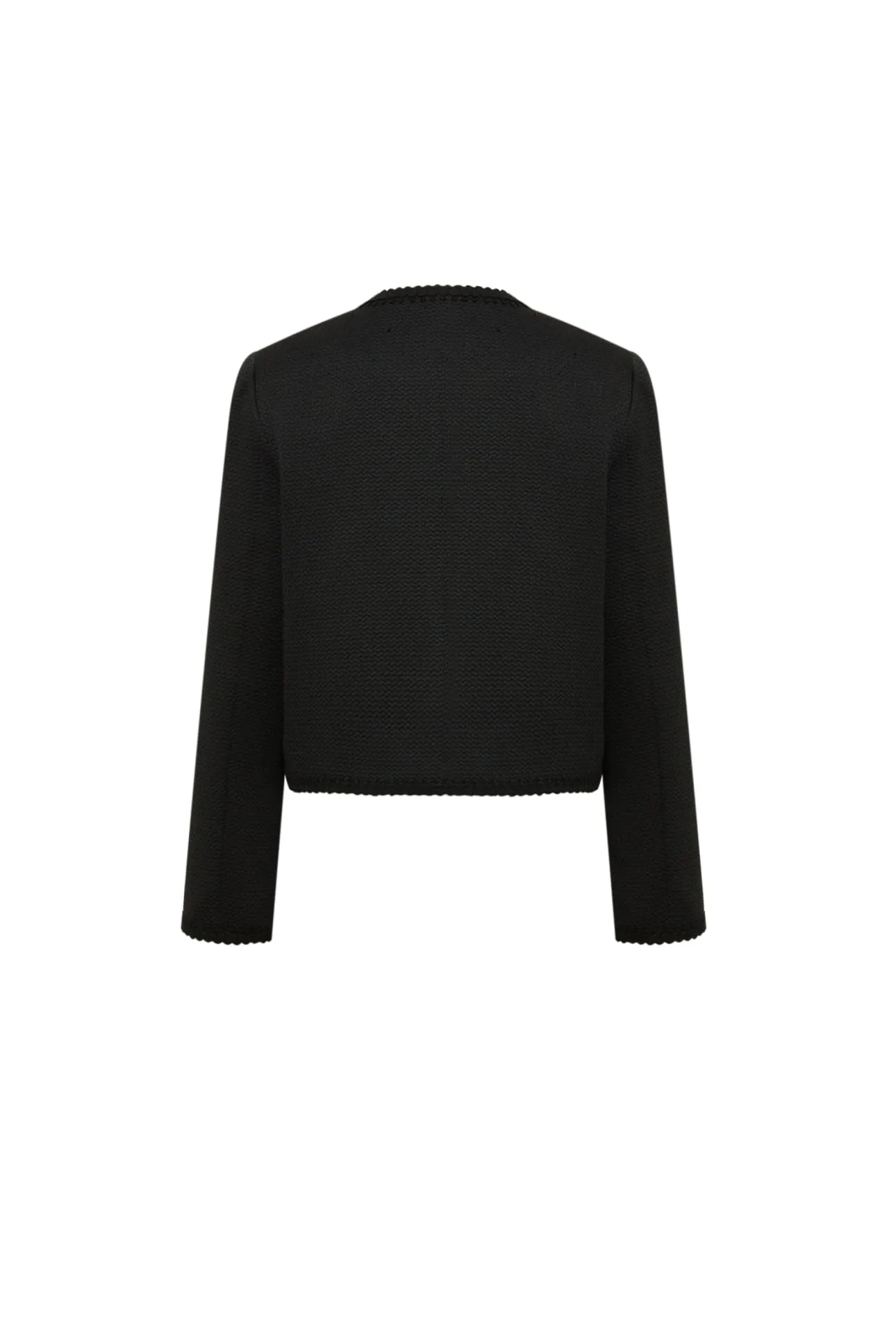 Coco Trimmed Lurex Dobby Jacket