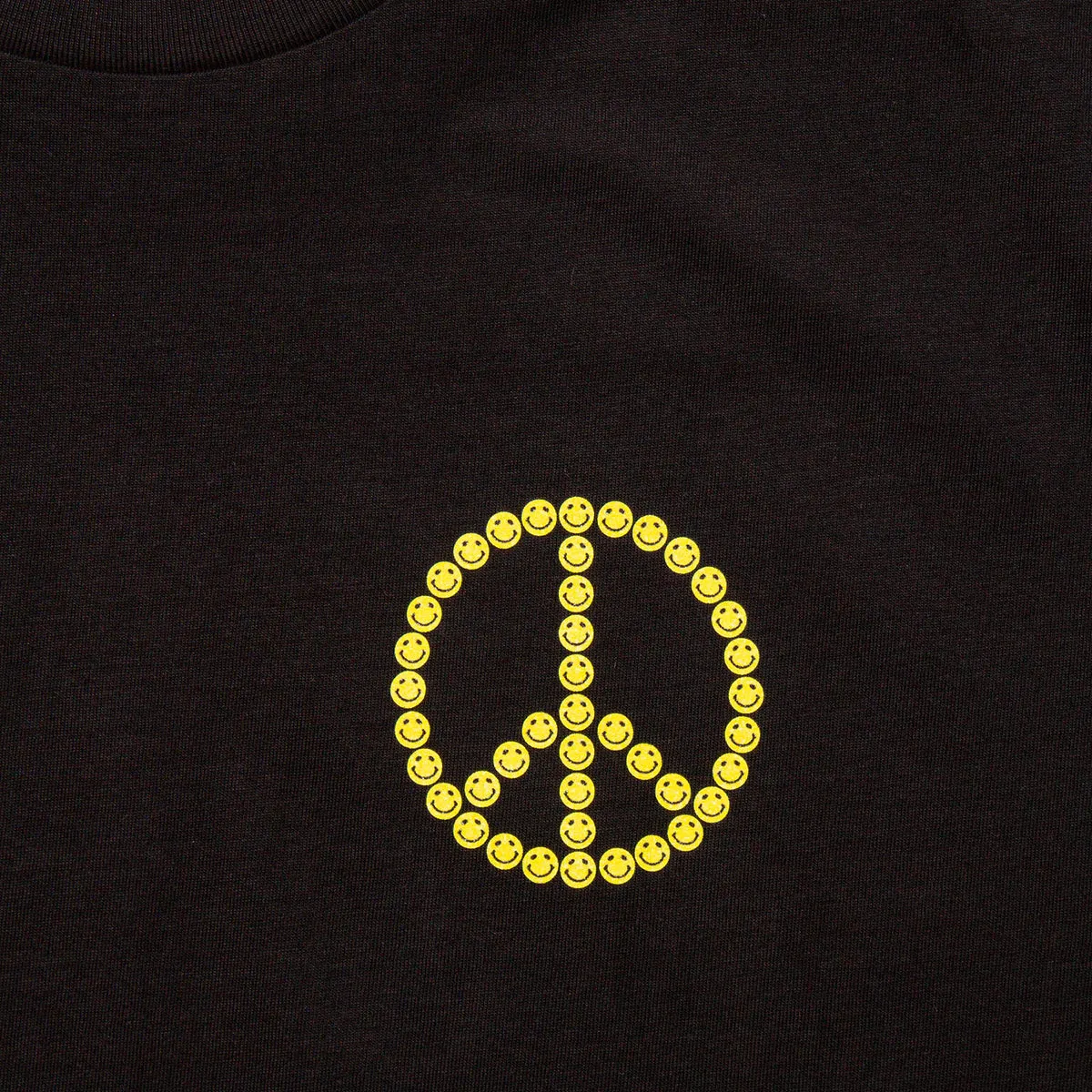 CrestPeace Smiley - Tshirt - Black