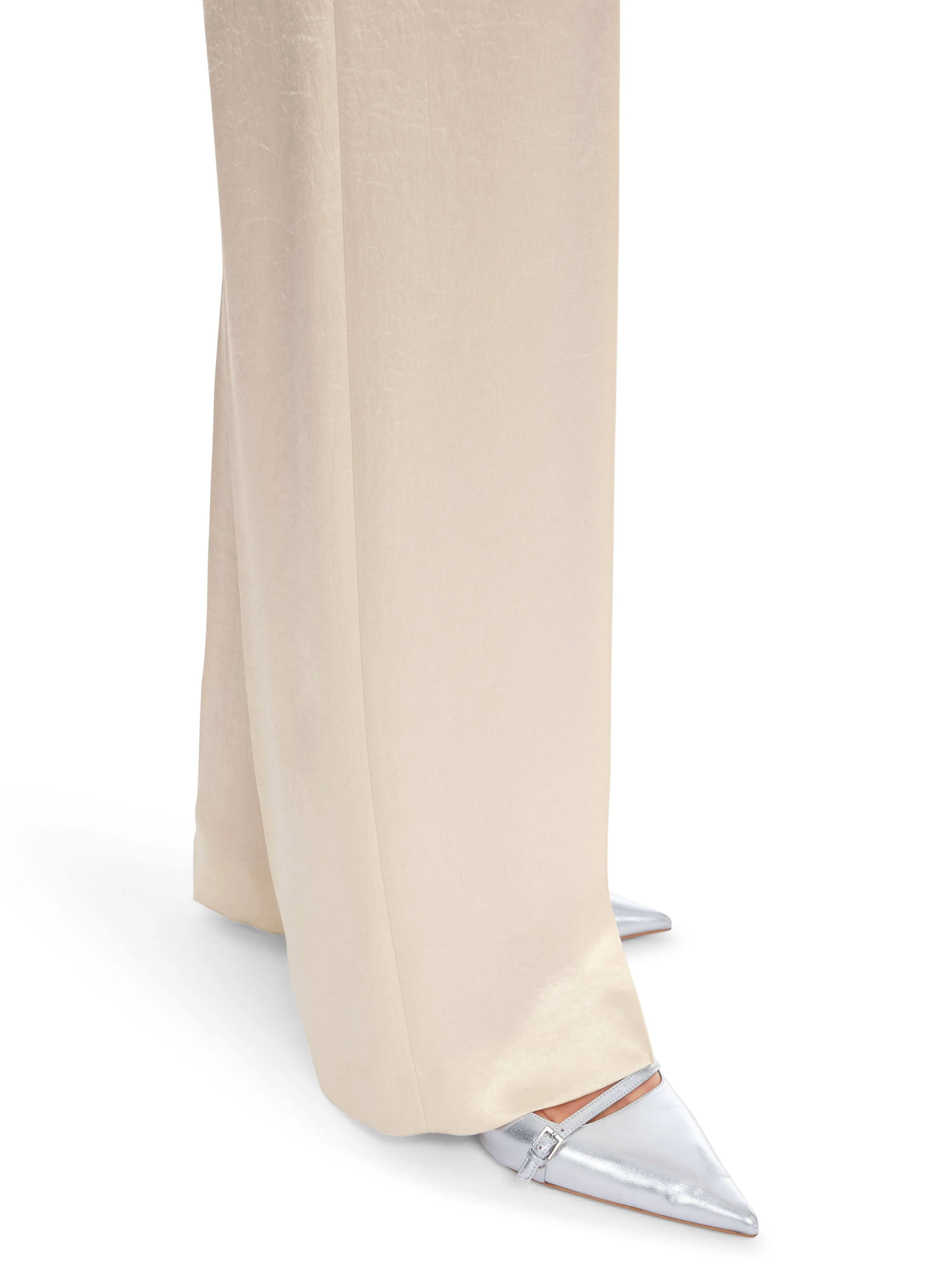 Deep Pearl Washington Pants With Crystal Belt