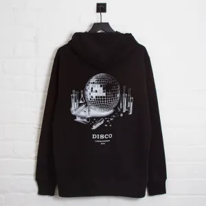 Disco Labs NYC Back Print - Pullover Hood - Black