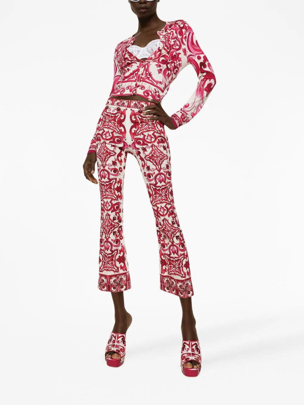 Dolce&Gabbana Cruise Trousers Fuchsia