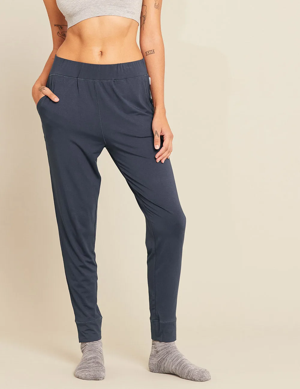 Downtime Slim Leg Lounge Pant - Storm