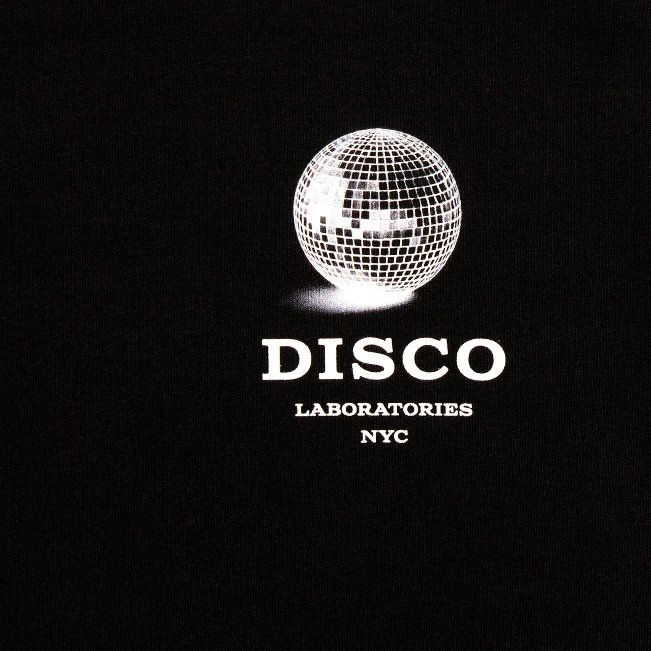 Ecology Disco Labs NYC Back Print - Pullover Hood - Black