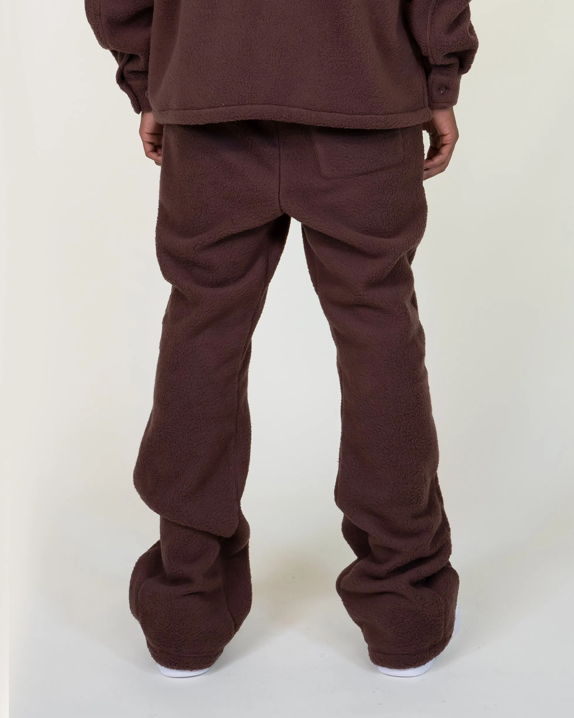 EPTM COMFY FLARE PANTS-BROWN