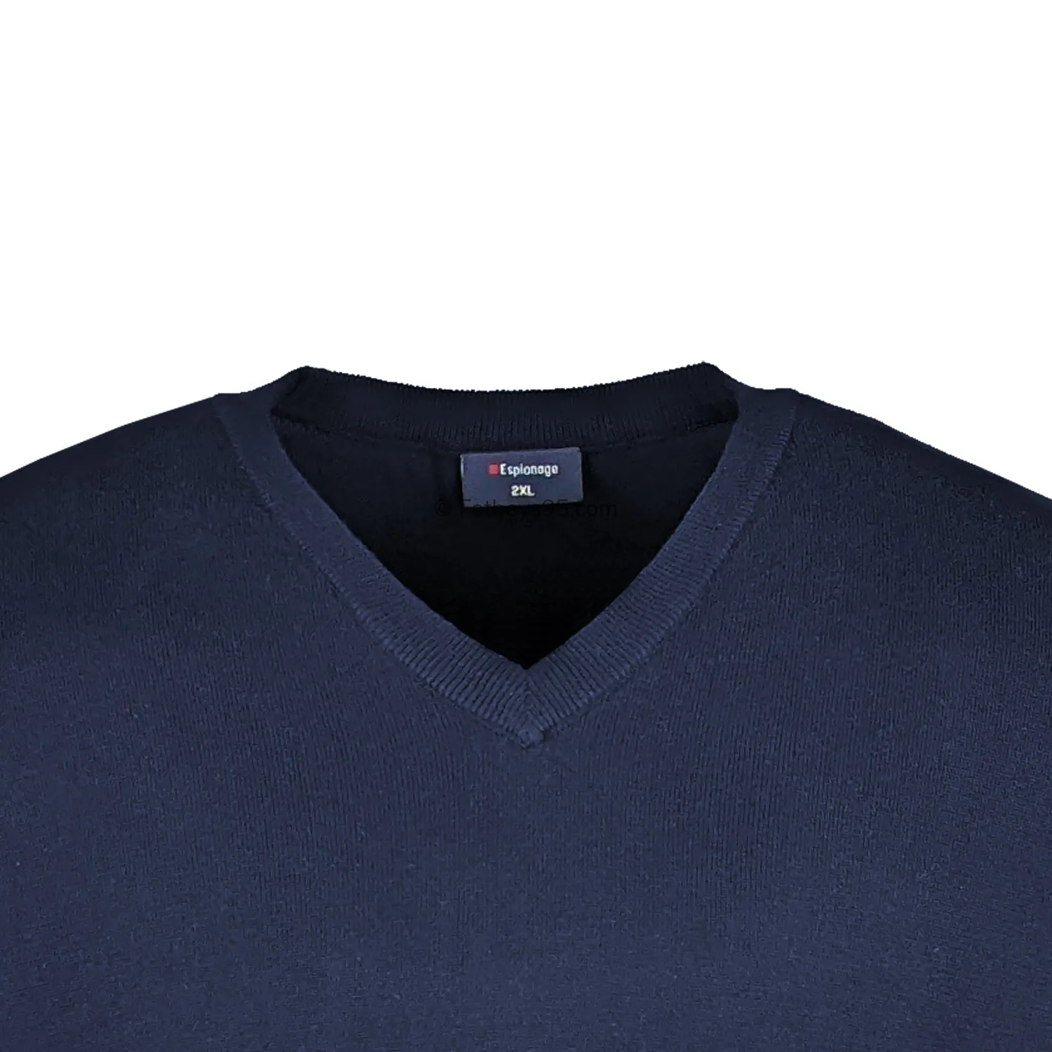 Espionage V Neck Sleeveless Pullover - KW012 - Navy