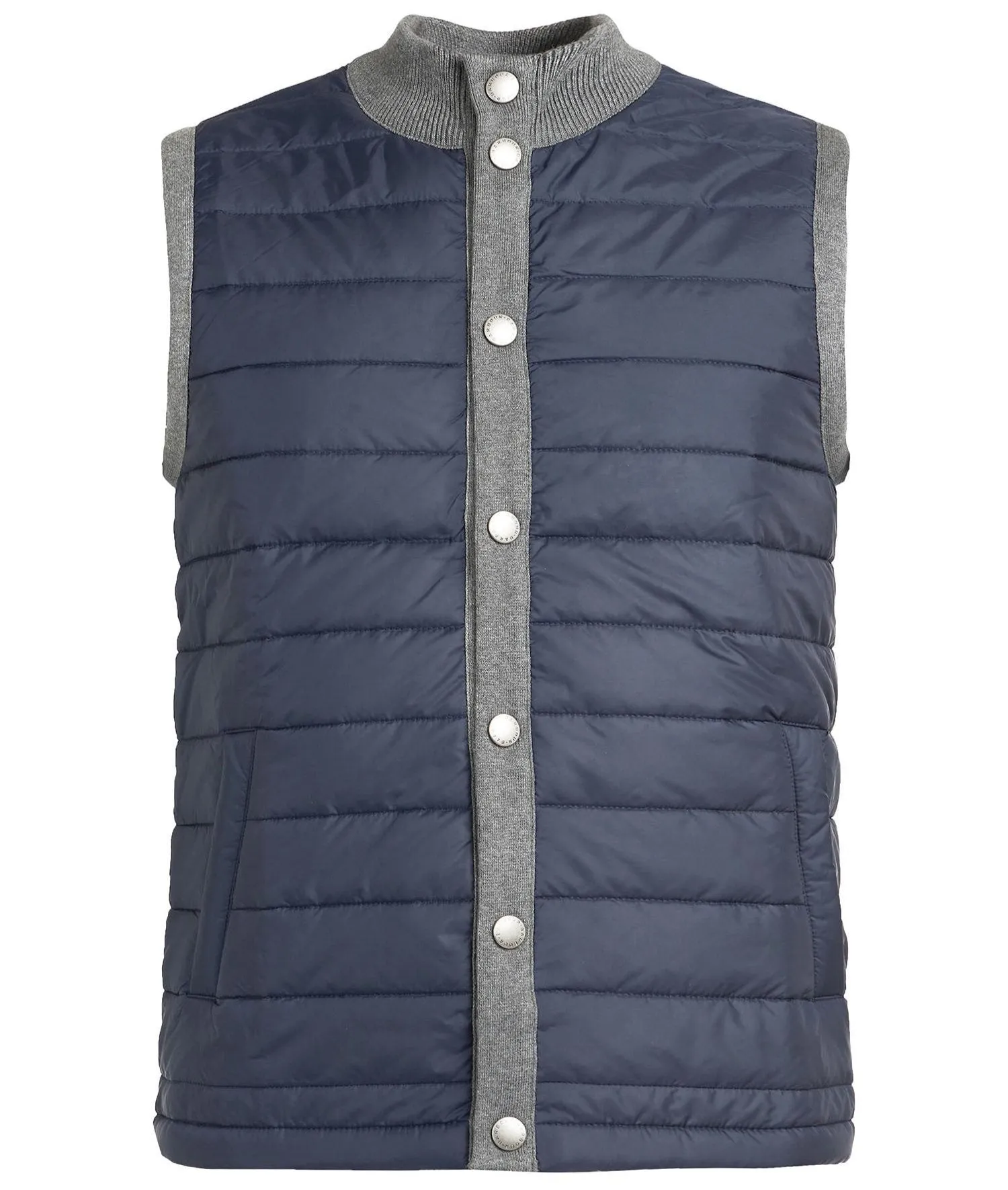 Essential Gilet in Mid Grey by Barbour