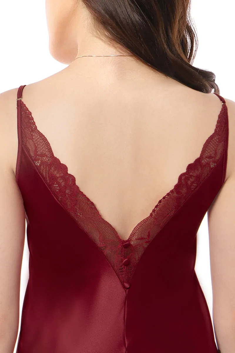 Eternal Bliss Satin Camisole - Rio Red