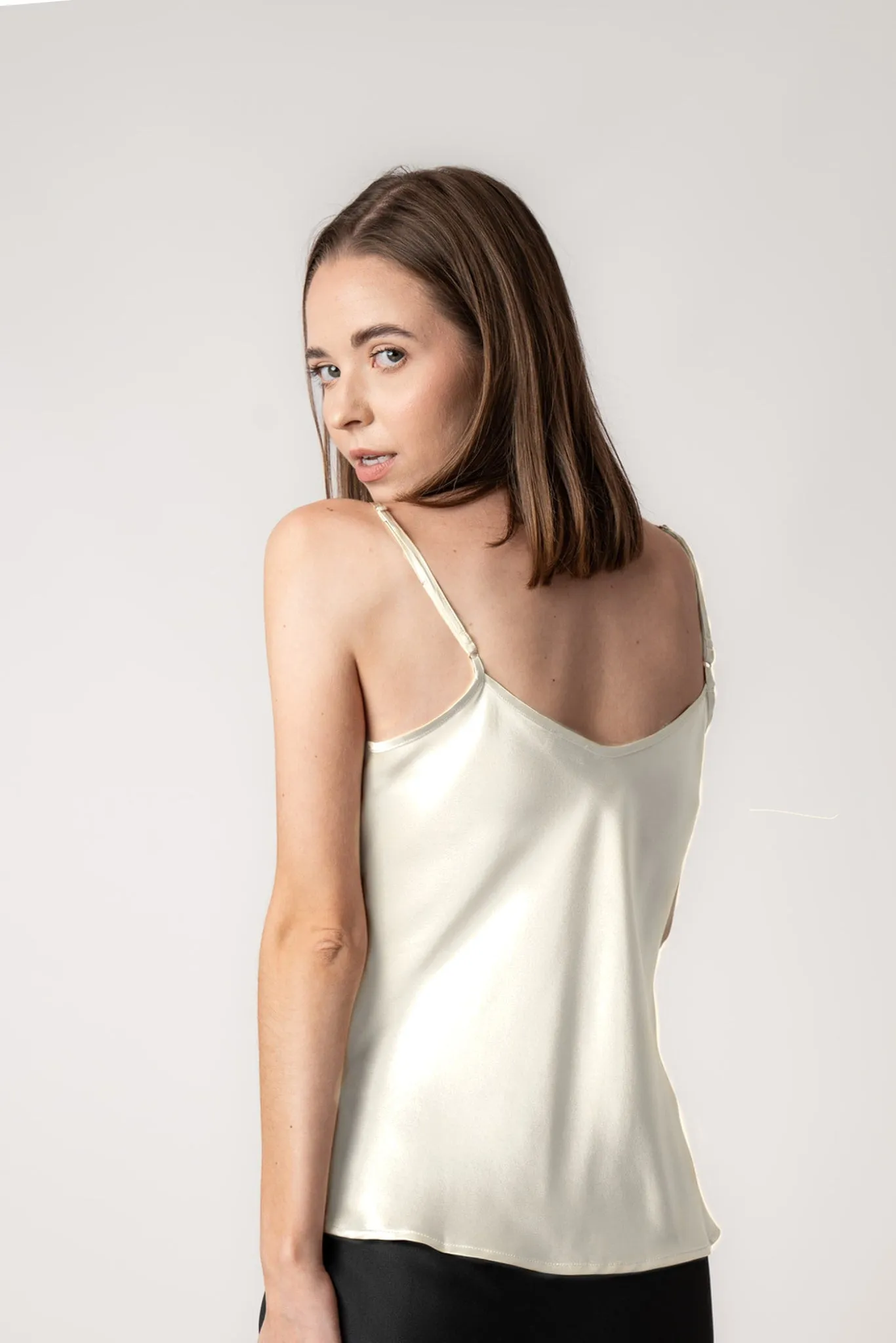 French Pearl Silk Camisole