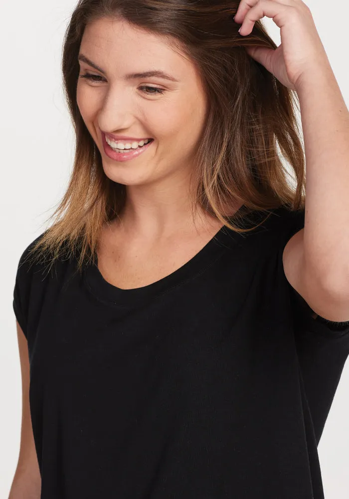 Gabi Tunic Top - Black