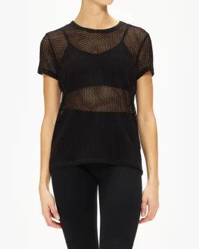 Goldie Short Sleeve Fishnet Tee