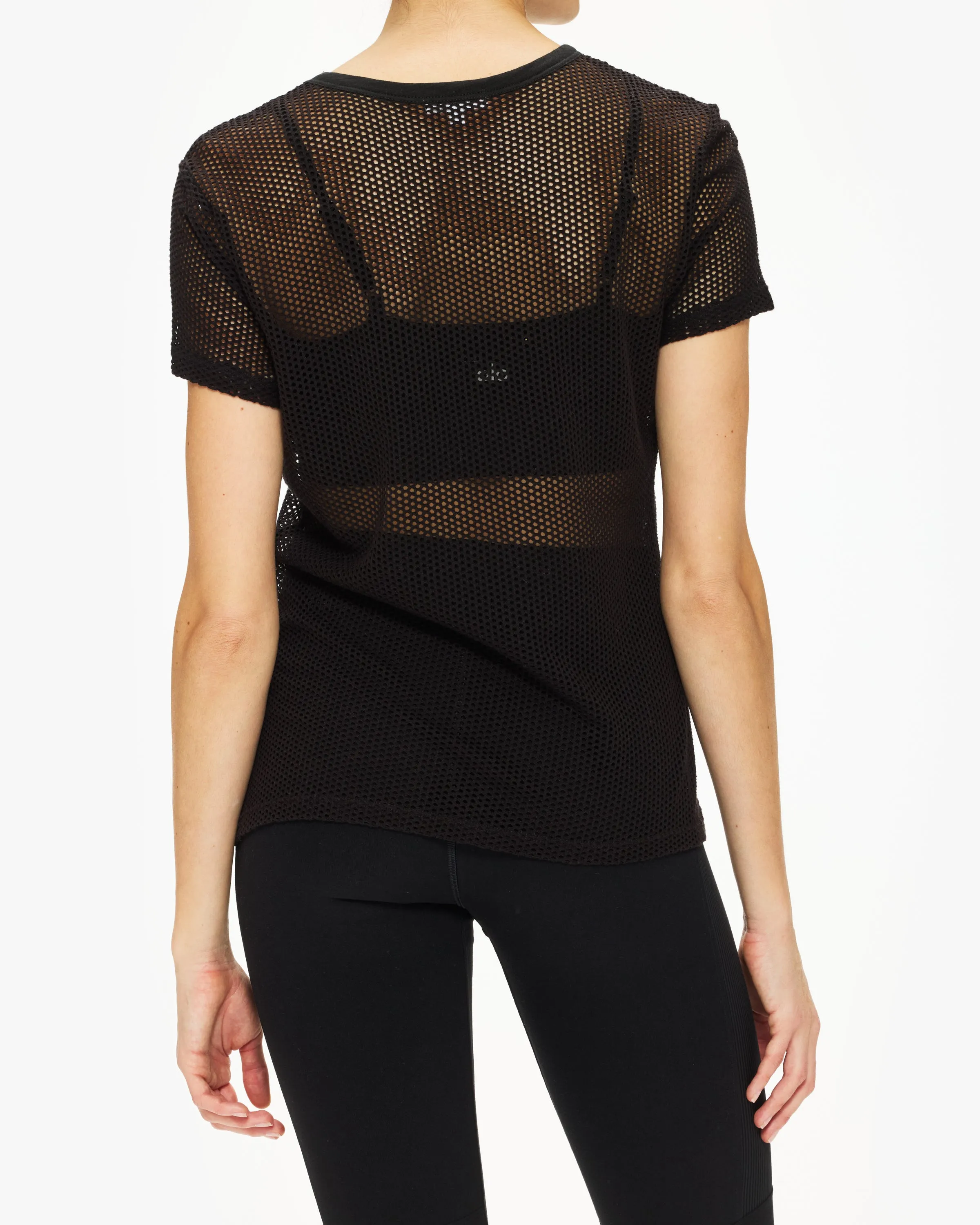 Goldie Short Sleeve Fishnet Tee