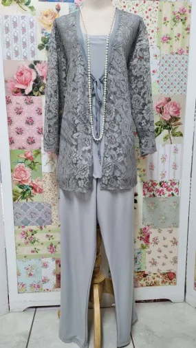 Grey 3-Piece Pants Set MB07