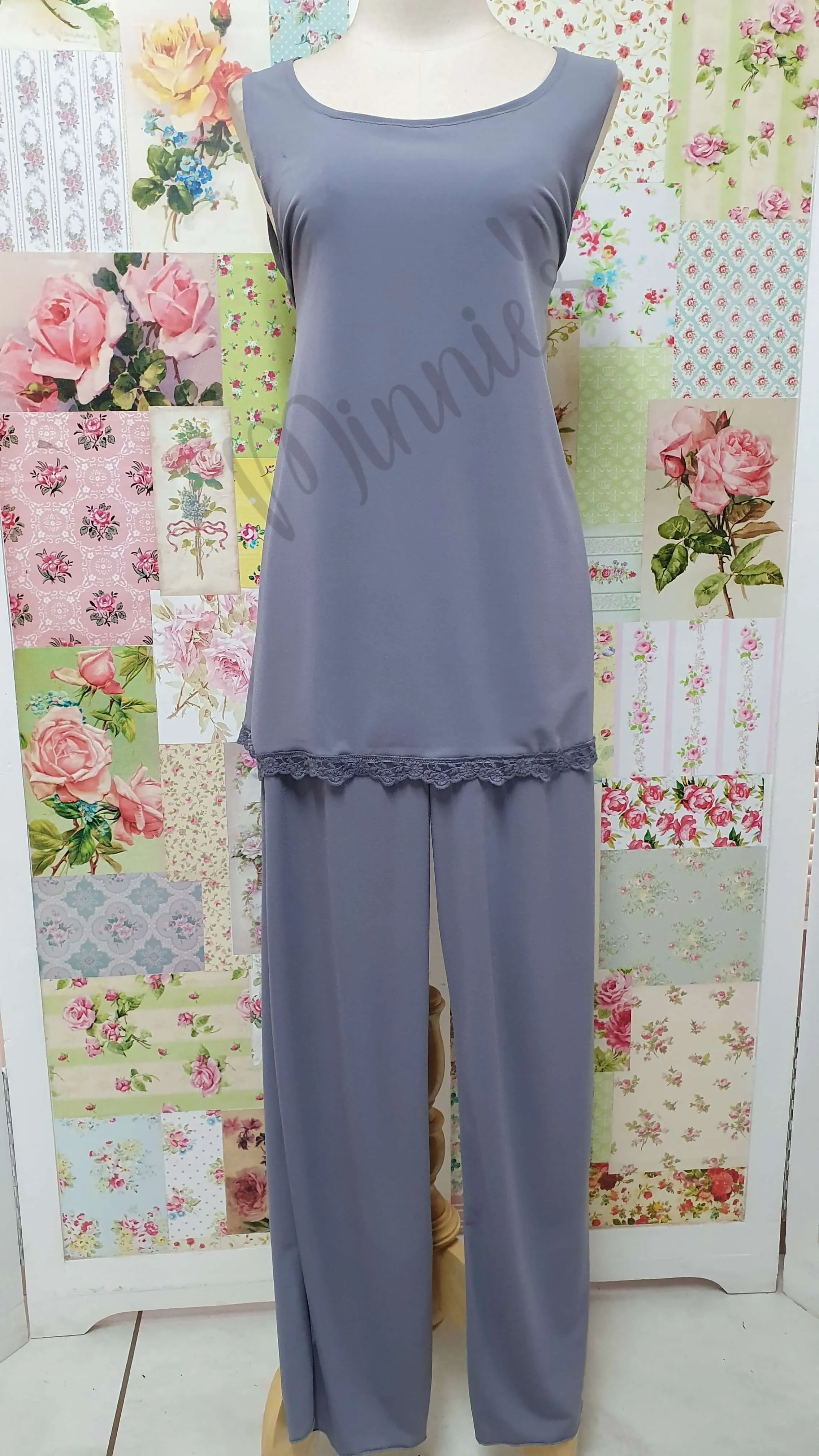 Grey 3-Piece Pants Set SZ047