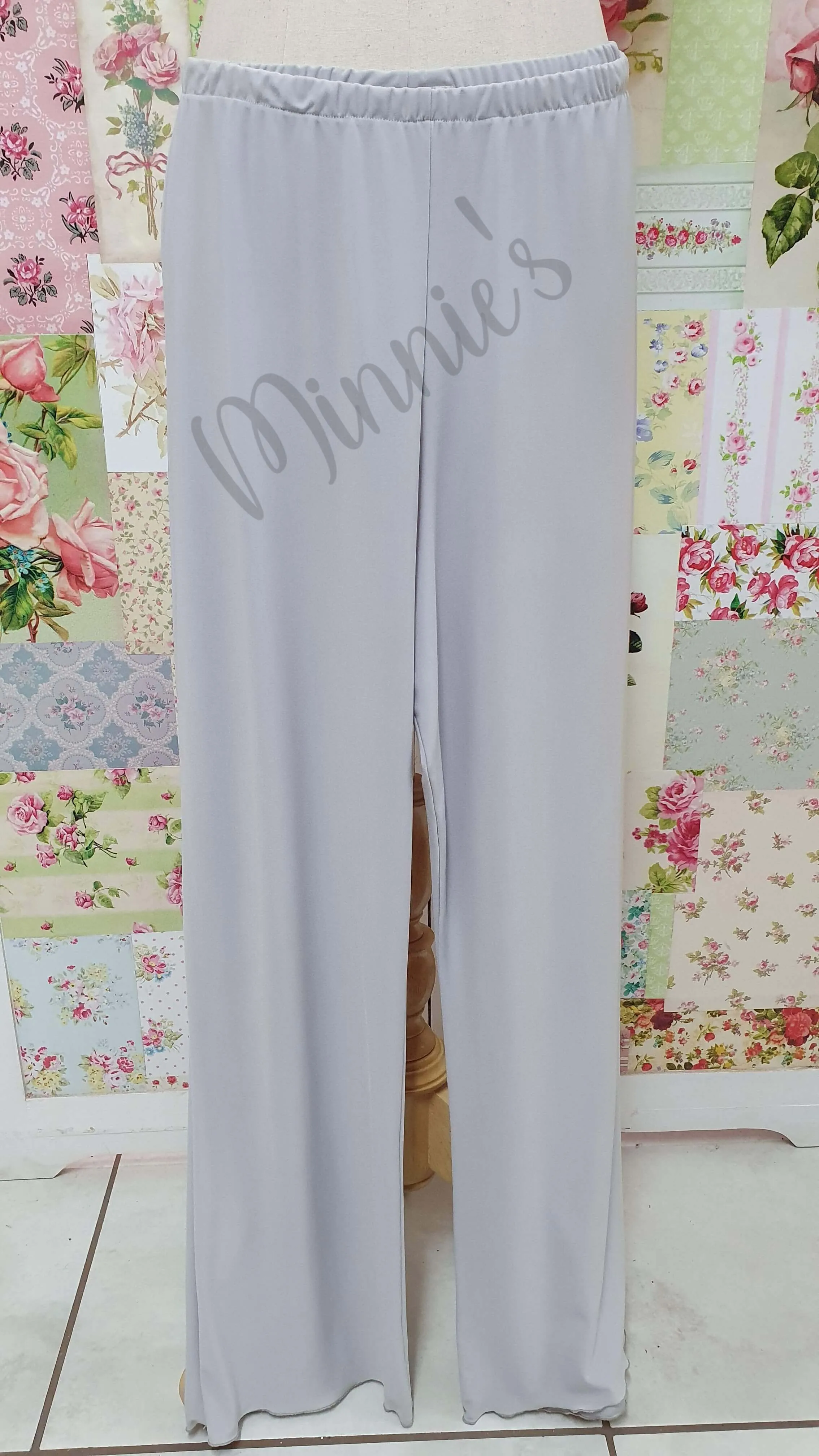 Grey & Purple 5-Piece Pants Set ML03