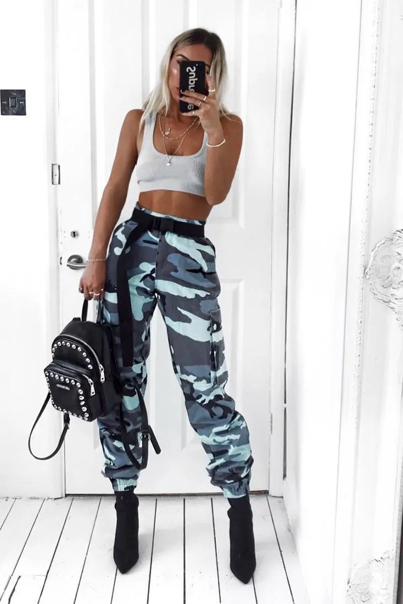 Grey Ribbed Stretchy Crop Top -Layna