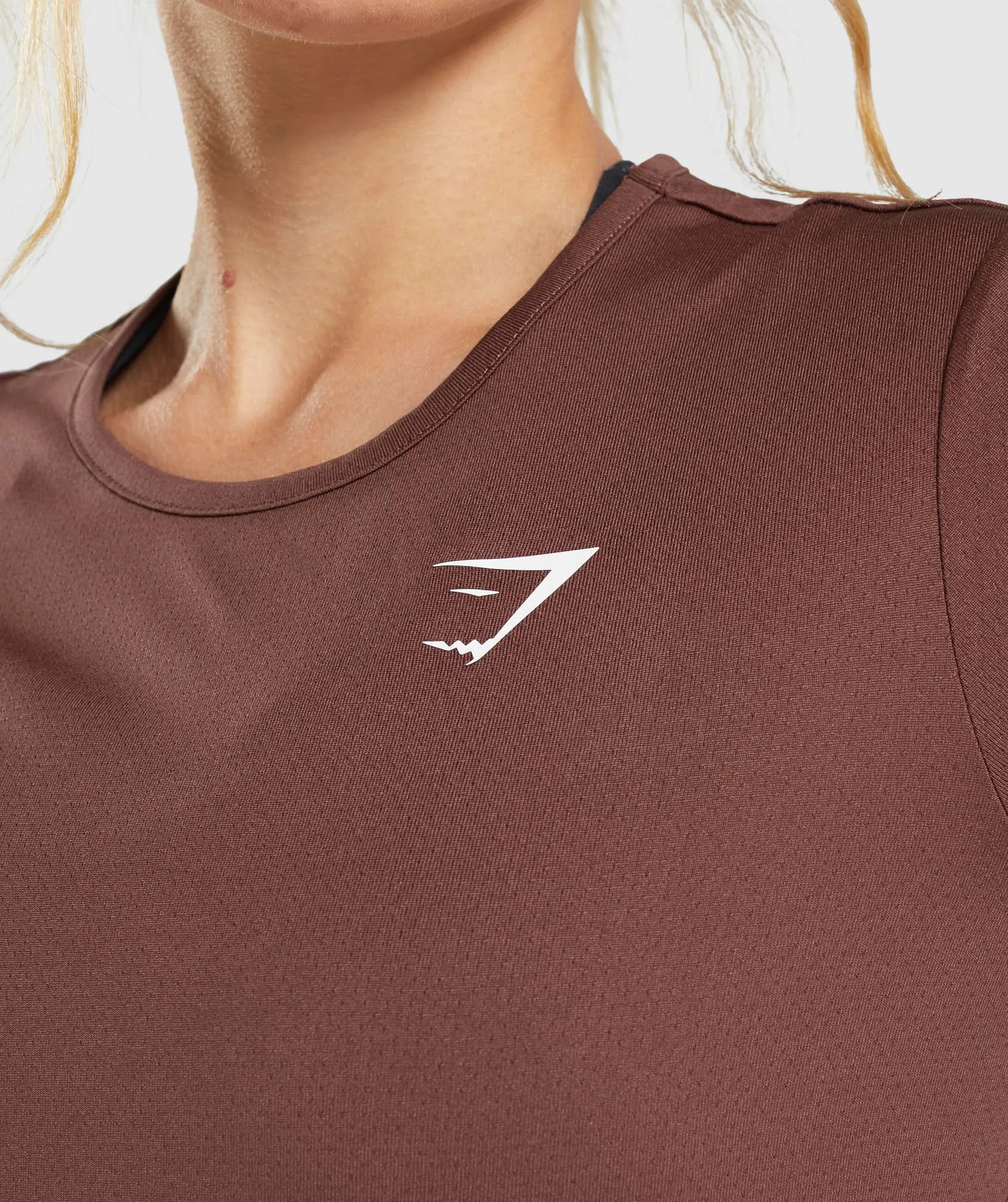 Gymshark Training Long Sleeve Top - Cherry Brown