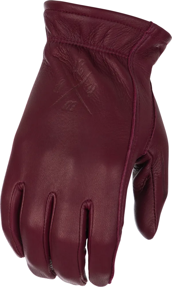 Highway 21 Louie Leather Motorcycle Riding Gloves