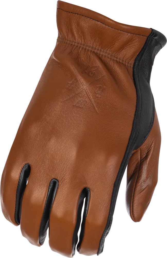 Highway 21 Louie Leather Motorcycle Riding Gloves