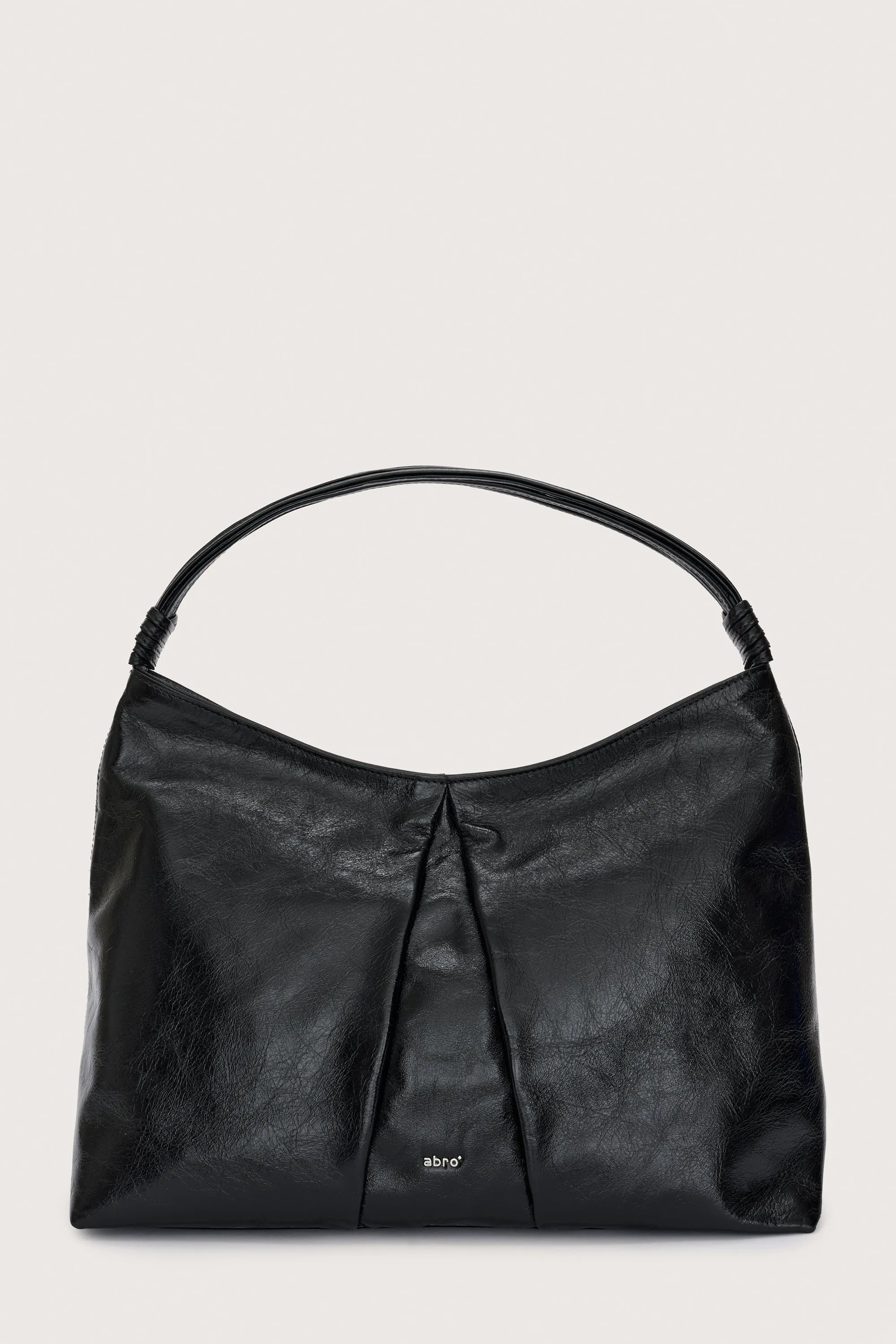 Hobo Secret Leather Alias Bag Black Nickel