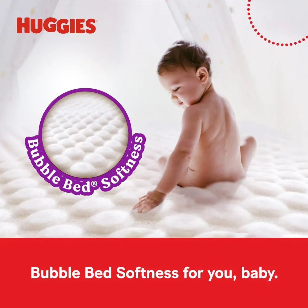 Huggies Complete Comfort Wonder Pants Large (L) Size (9-14 Kgs) Baby Diaper Pants, 128 count| India's Fastest Absorbing Diaper with upto 4x faster absorption | Unique Dry Xpert Channel