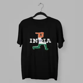 India Round Neck Half Sleeve Classic T-Shirt