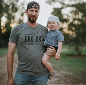 It's Not a Dad Bod It's a Father Figure Shirt (Deep Grey heather Crew)