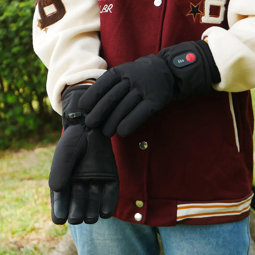 Keepwarming Touch Screen Wear Resistant Splashproof Heated Gloves