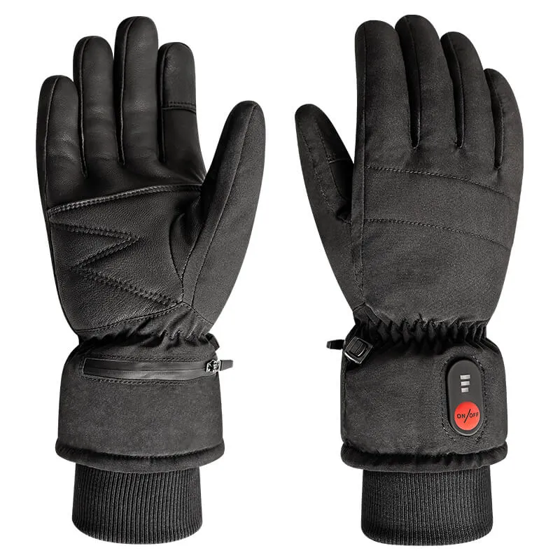 Keepwarming Touch Screen Wear Resistant Splashproof Heated Gloves