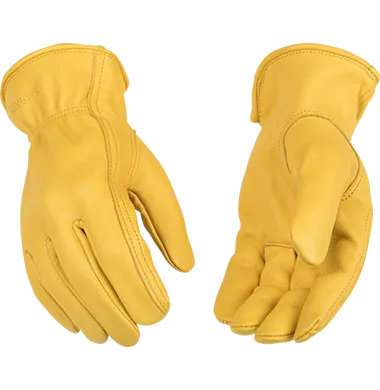 Kinco 90 Unlined Premium Grain Deerskin Drivers Gloves (One Dozen)