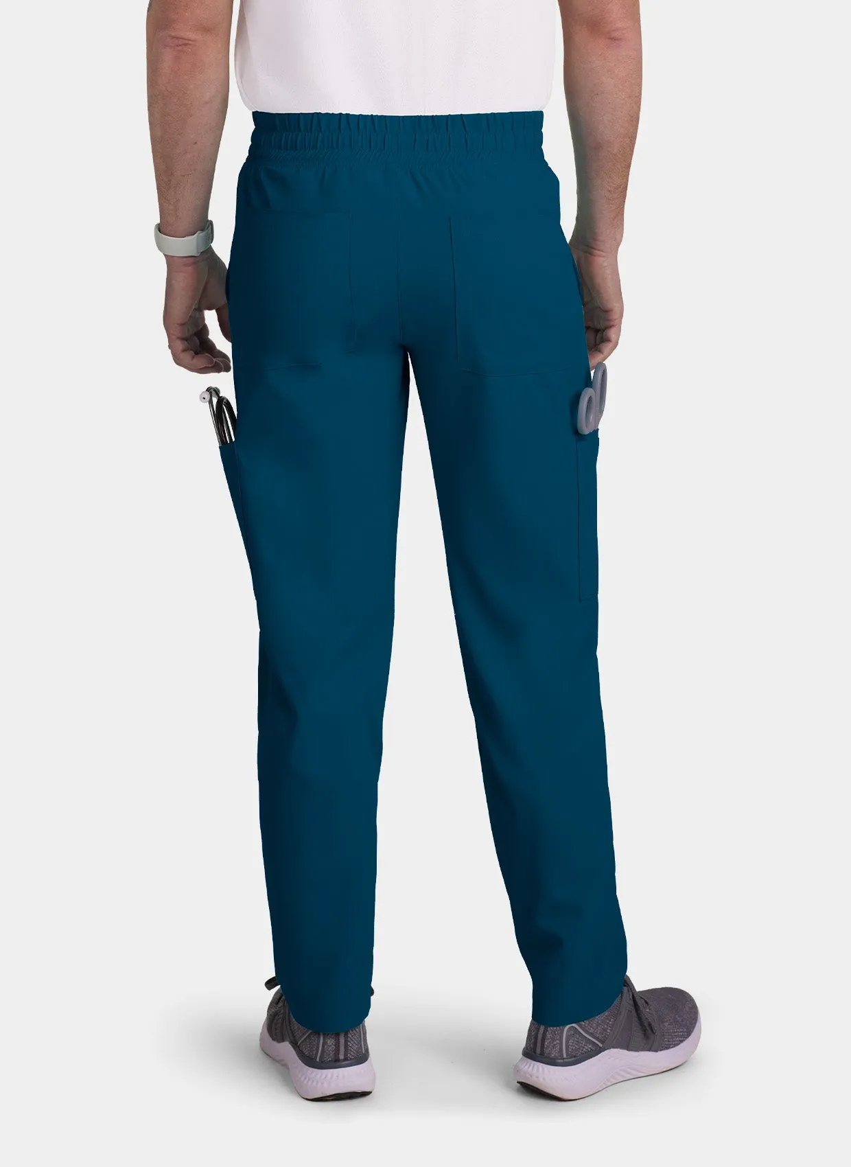 Koi Cureology Neuro Cargo Scrub Trousers - Caribbean