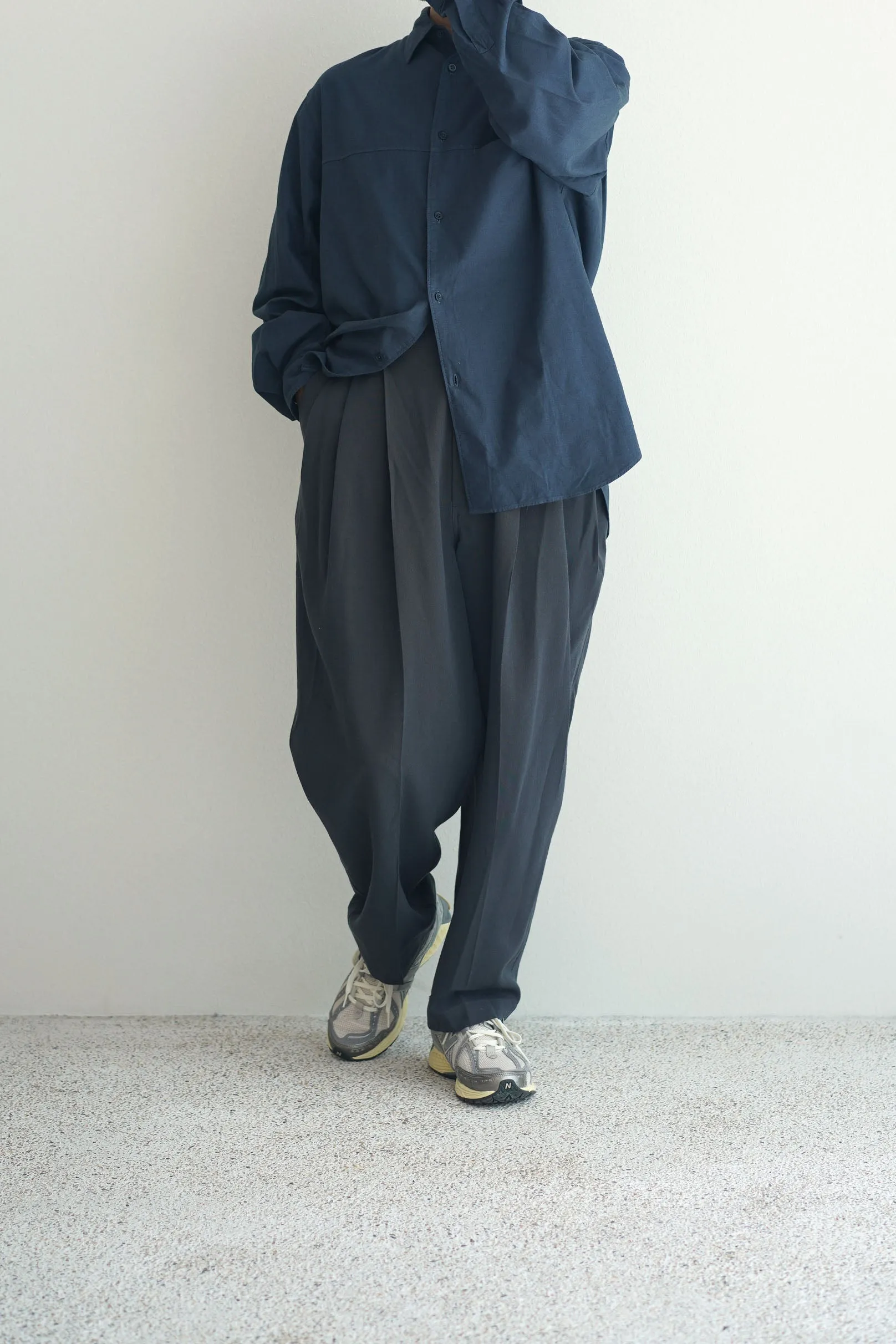 kontor / 3 PLEAT NYLON PANTS / STYLE