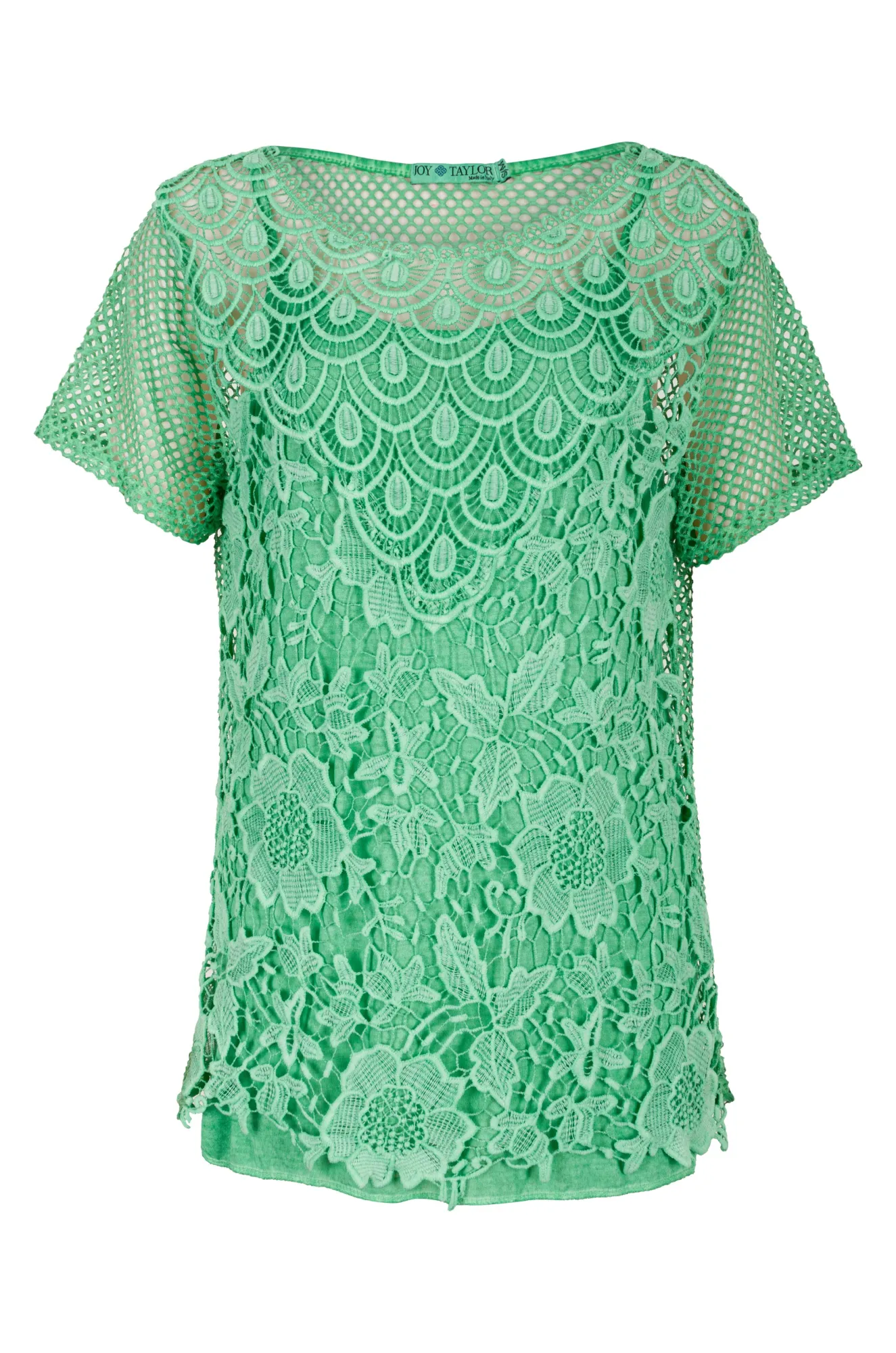 Lace Top made in Italy | GREEN | 0405AR